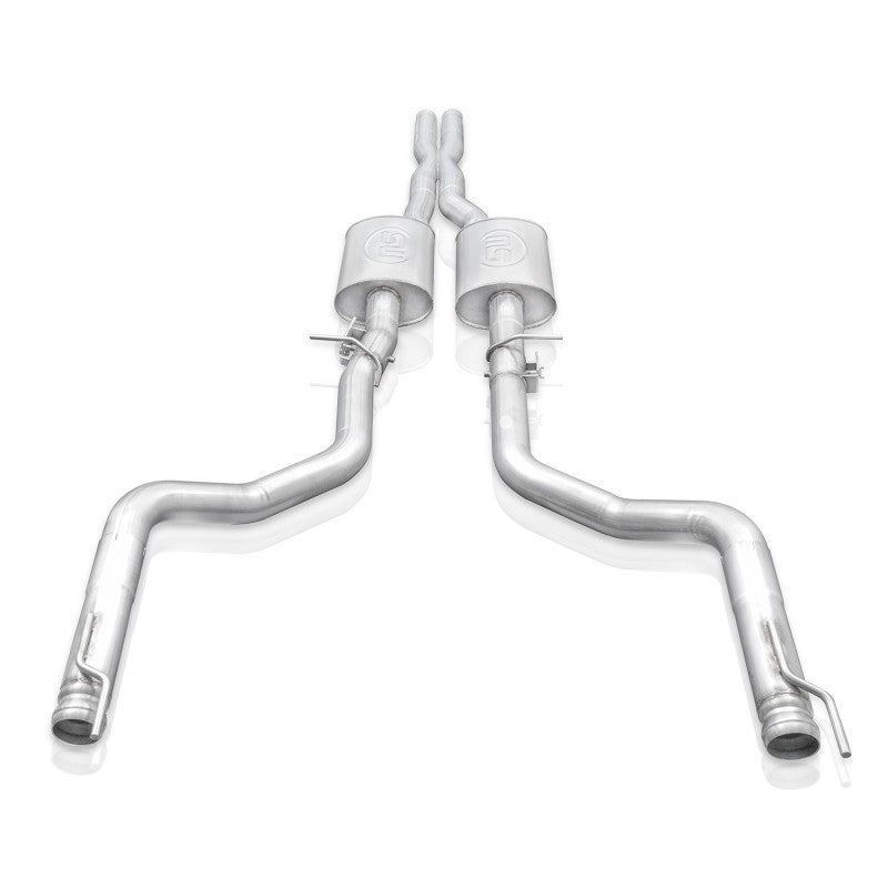 Stainless Works 15-19 Dodge Challenger 6.2L/6.4L Hemi 3in Legend Catback X-Pipe (Use Factory Tips) - CHAL16CBL