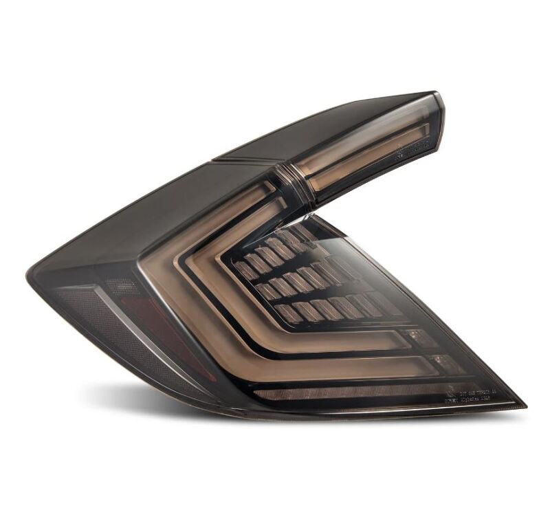 AlphaRex 16-21 Honda Civic Hatchback / Type-R FK8 Nova-Series LED Tail Lights - Black Smoke - 676010