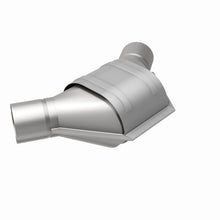 Load image into Gallery viewer, MagnaFlow Universal Catalytic Converter 2.00inch Angled Inlet/Outlet - 99184HM