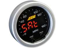 Load image into Gallery viewer, AEM X-Series 0-160 MPH Black Bezel w/ Black Face GPS Speedometer Gauge - 30-0313