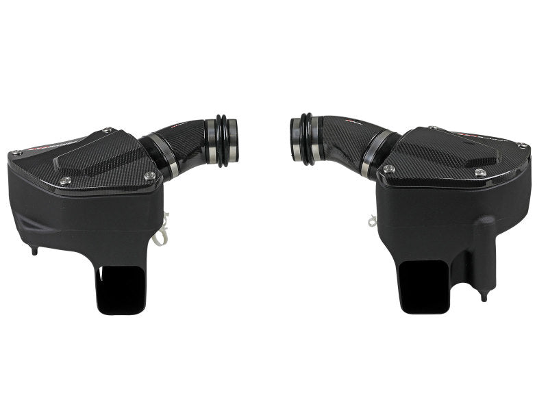 aFe Black Series Stage-2 Carbon Fiber Cold Air Intake System w/ Pro DRY S Media - 18-19 BMW M5 (F90) - 58-10005D