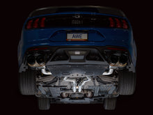 Load image into Gallery viewer, AWE Tuning 21-23 Ford Mustang Mach 1 SwitchPath Cat-Back Exhaust w/ Quad Diamond Black Tips - 3025-43551