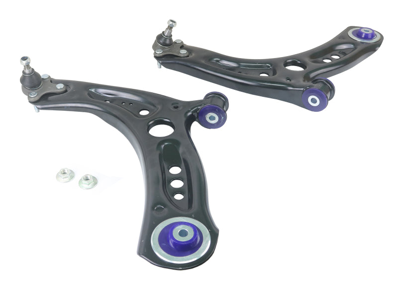 SuperPro 2015 Volkswagen Golf Rear Base Front Control Arm Lower Assembly Kit (Add. Positive Caster) - TRC1071