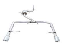 Load image into Gallery viewer, AWE Tuning 18-21 Volkswagen Jetta GLI Mk7 Track Exhaust - Chrome Silver Tips (Fits High-Flow DP) - 3015-22068