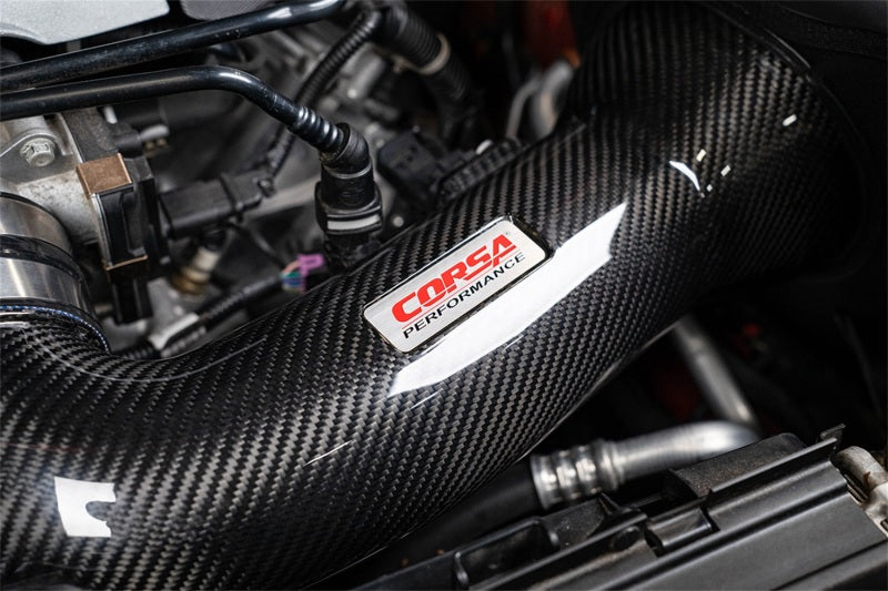 Corsa 16-24 Chevrolet Camaro SS 6.2L V8 Carbon Fiber Open Element Air Intake - Oiled - 44018