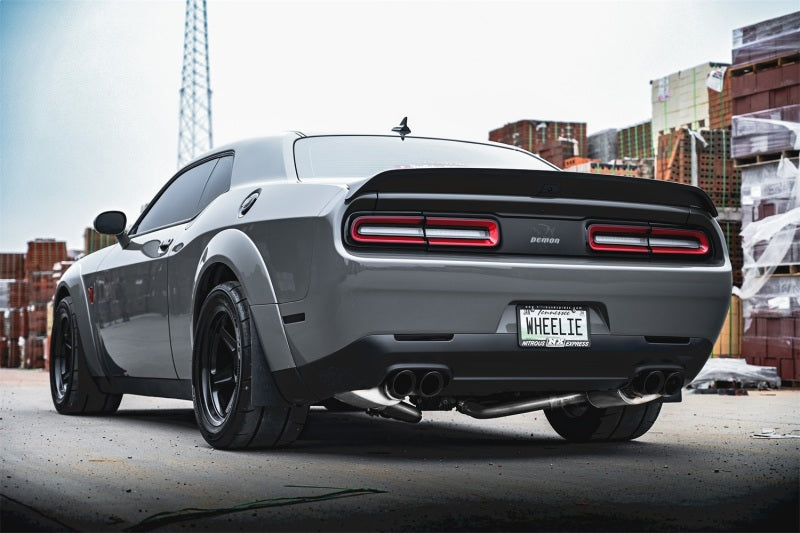 Corsa 15-23 Challenger SRT/Hellcat/Demon/Redeye 2.75in Valved CB DRE w/ Twin 3.5in Pol Blk PVD Tips - 21070BLK