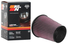Load image into Gallery viewer, K&amp;N Universal Tapered Filter 3in Flange ID x 6in Base OD x 4in Top OD x 6.75in Height - RU-4700