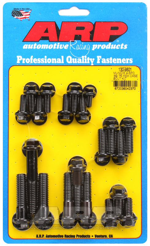 ARP Muncie 4-spd 69-75 hex trans case bolt kit - 130-9801