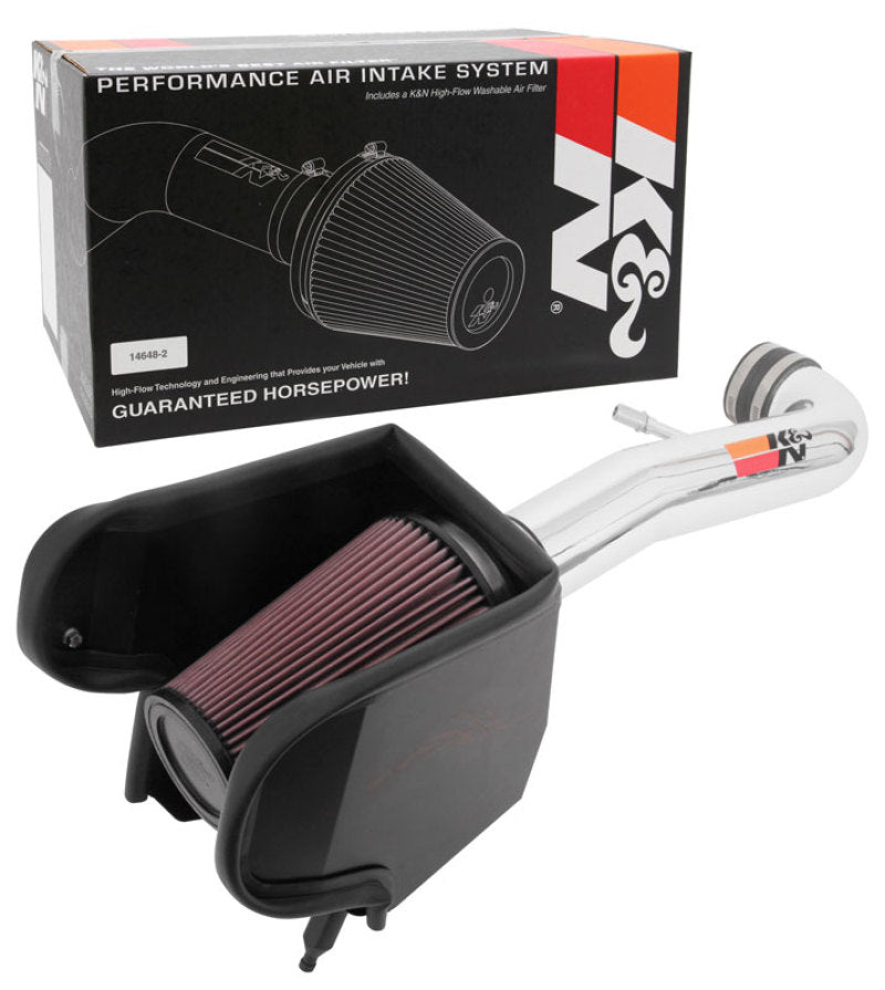 K&N 2018 Jeep Wrangler JL V6-3.6L High Flow Performance Kit - 77-1576KP