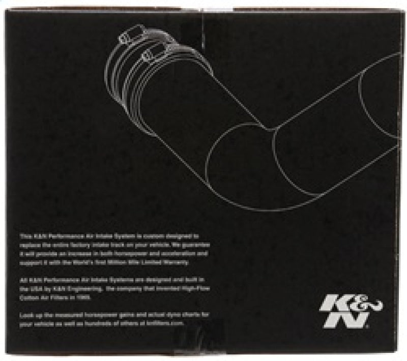 K&N 16-17 Nissan Titan XD V8-5.0L Performance Air Intake Kit - Metal - 77-6017KS