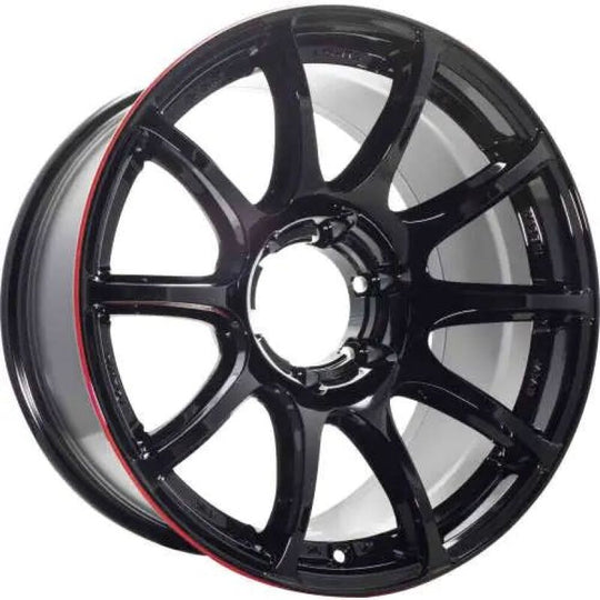 Gram Lights 57Trans-X Rev Limit 20x9.0 +09 6x139.7 Black & Machined Wheel - WGTXAW09U9R