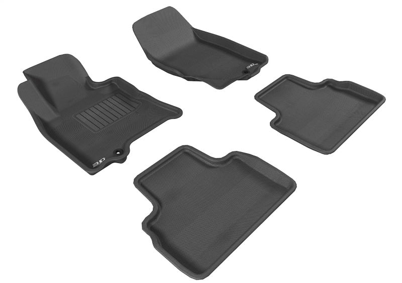 3D MAXpider 09-17 Infiniti QX70 / FX35 / QX50 / QX50S Kagu Black Full Set - L1IN00301509