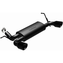 Load image into Gallery viewer, MagnaFlow 07-17 Jeep Wrangler JK 3.8/3.6L Dual Split Rear Exit Black Axle-Back Exhaust - 15160