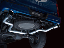 Load image into Gallery viewer, AWE Tuning 0FG 21+ Ford F150 Dual Split Rear Exhaust - 5in Chrome Silver Tips - 3015-32105