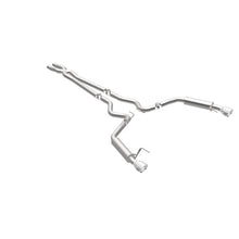 Load image into Gallery viewer, MagnaFlow Cat Back, SS, 2.5in, Competition, Dual Split Polished 4.5in Tips 2015 Ford Mustang V6 3.7L - 19099