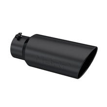 Load image into Gallery viewer, MBRP Universal Tip 7in O.D. Rolled End 5in inlet 18in length Black - T5127BLK