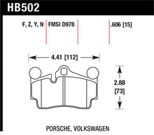 Load image into Gallery viewer, Hawk LTS Street Brake Pads - HB502Y.606