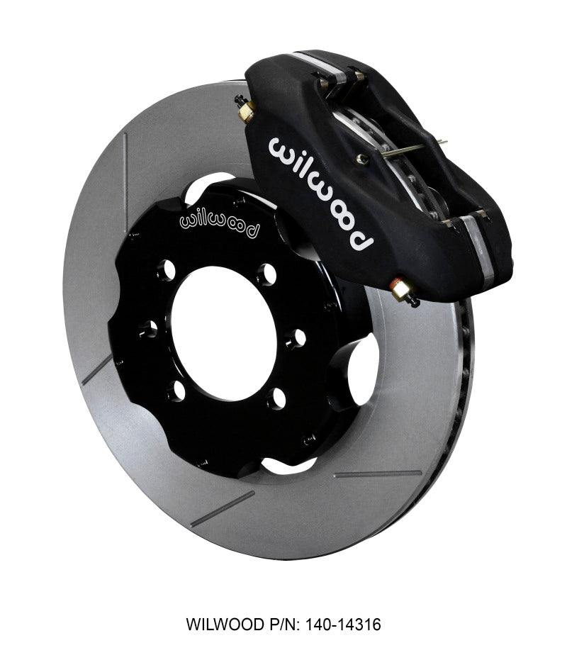 Wilwood Forged Dynalite ST Front Hat Kit 11.00in GT Rotor Road Race 95-05 Miata - 140-14316
