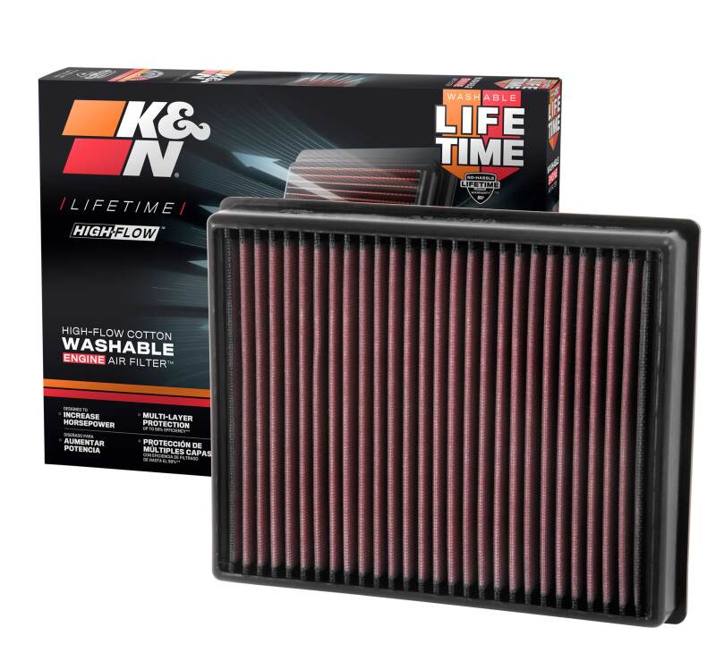 K&N 13 Ford Fusion 2.0L L4 Replacement Air Filter - 33-5000
