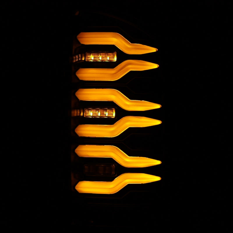 AlphaRex 02-06 Dodge Ram1500/03-06 Dodge Ram 2500/3500 Truck LUXX-Series LED Tail Lights Alpha-Black - 641020