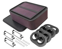 Load image into Gallery viewer, K&amp;N Custom Racing Assembly Generation 2 Carbon Fiber Air Box - Large w/ 2.50in Air Horn - 100-8558