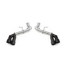 Load image into Gallery viewer, Mishimoto 2016+ Chevrolet Camaro 2.0T Quad-Tip Race Axle-Back Exhaust w/ Black Tips