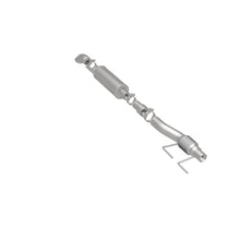 Load image into Gallery viewer, MagnaFlow Cat-Back, SS, 2.5/3in, Turn Down In Front Rear Tire 2015 Ford F150 2.7L V6T Ext Cab - 19056