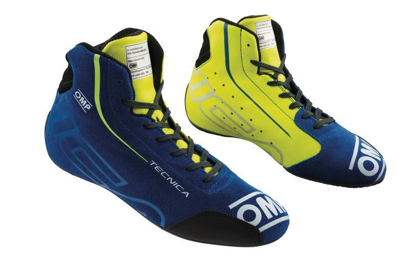 OMP TECNICA SHOES my2025 FIA 8856-2018 BLACK / RED SZ 37 - IC0-0836-A01-073-37