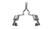 Load image into Gallery viewer, Corsa 2015-2017 Ford Mustang GT 5.0 3in Cat Back Exhaust Polish Quad Tips (Sport) - 14337