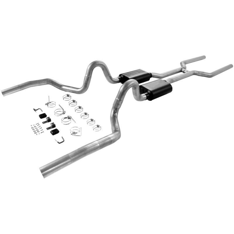 Flowmaster 68-72 GM A-BODY 3.0in. American Thunder Crossmember-Back Exhaust System - 17200