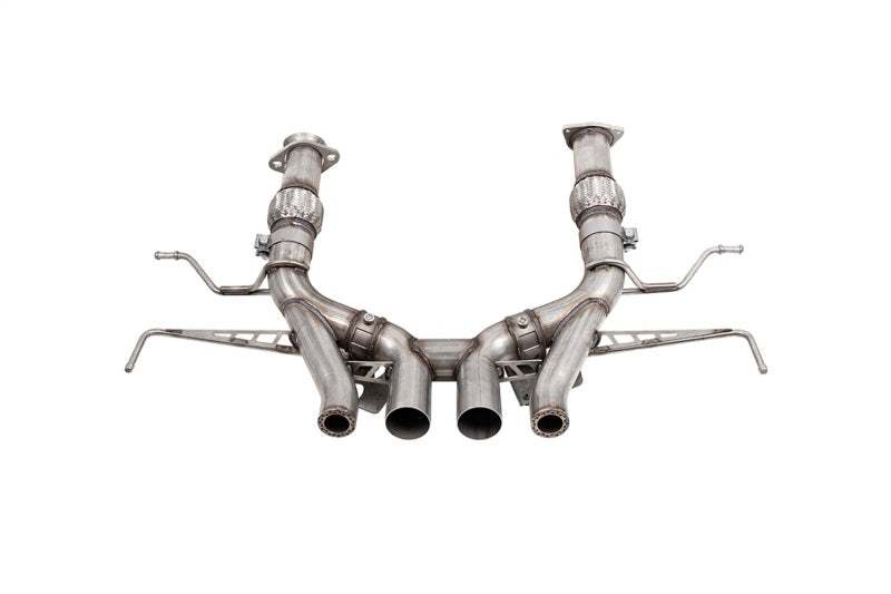 Corsa 23-25 Chevrolet Corvette C8 Z06 3in Valved Cat-Back Exhaust Muffler Delete Track Systemw/o Tip - 21113