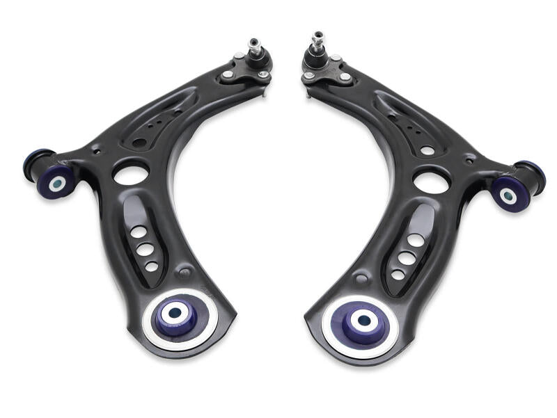 SuperPro 2015 Volkswagen Golf Rear Base Front Control Arm Lower Assembly Kit (Add. Positive Caster) - TRC1071