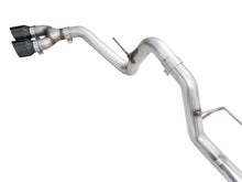 Load image into Gallery viewer, AWE 21+ Ford F150 Dual Side Exit Cat-Back Exhaust - 4.5in Diamond Black Tips *For Stock Y-Pipe Only - 3015-23059