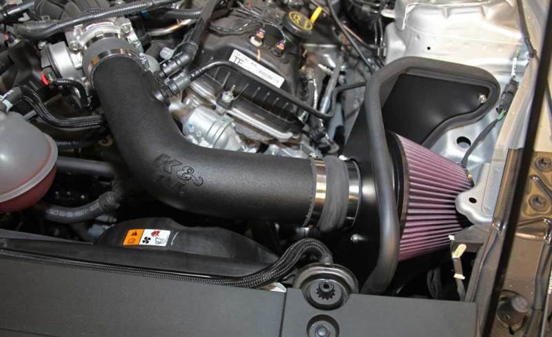 K&N 15-17 Ford Mustang 3.7L V6 F/I Performance Intake Kit - 57-2594