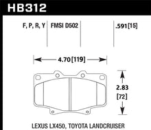 Load image into Gallery viewer, Hawk Super Duty Street Brake Pads - HB312P.591