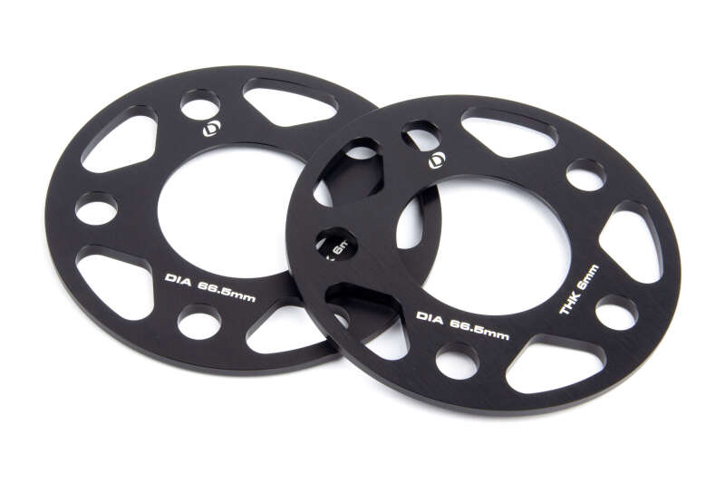 Dinan Wheel Spacers - 5x112 - 66.5mm CB - 6mm Thick (Set of 2) - D210-2024