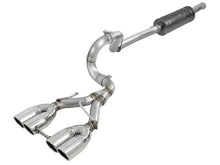 Load image into Gallery viewer, aFe Rebel Series 2.5in. 304 SS C/B Exhaust System 2018 Jeep Wrangler (JL) V6-3.6L - Polished Tip - 49-38071-P