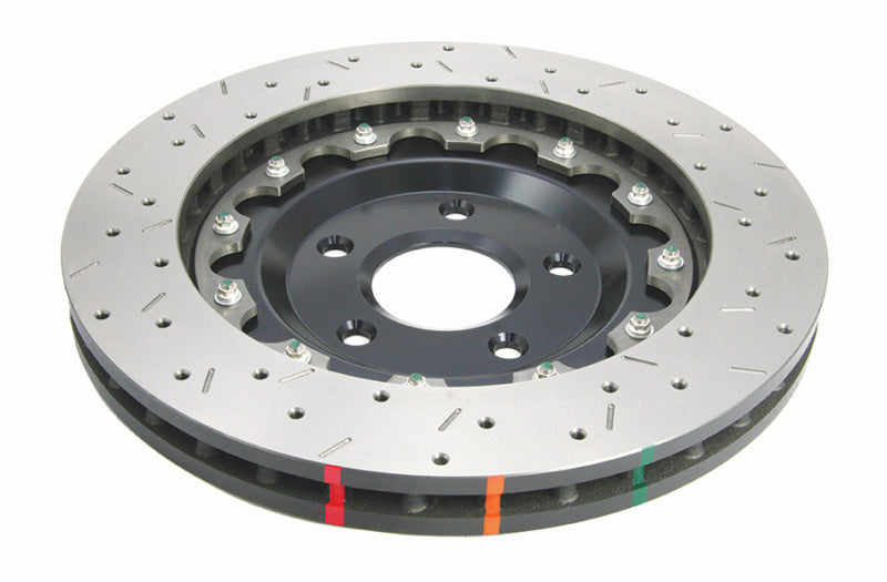 DBA 05-12 Corvette C6 w/Z06 pkg Front Drilled & Slotted 5000 Series 2 Pc Rotor w/ Black Ha - DBA52992BLKXS