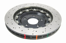Load image into Gallery viewer, DBA 05-12 Corvette C6 w/Z06 pkg Front Drilled &amp; Slotted 5000 Series 2 Pc Rotor w/ Black Ha - DBA52992BLKXS