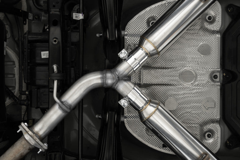 MBRP 2022-2023 Kia Forte GT 1.6L Turbo2.5in Axle-Back Dual Split Rear w/ Quad Carbon Tips - S47113CF