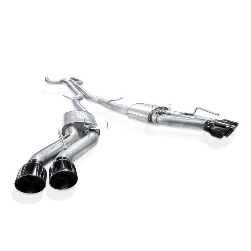 Stainless Works 22-25 Cadillac CT5-V Blackwing Catback Exhaust - Black Chrome Tips - CT5V22CB-BC