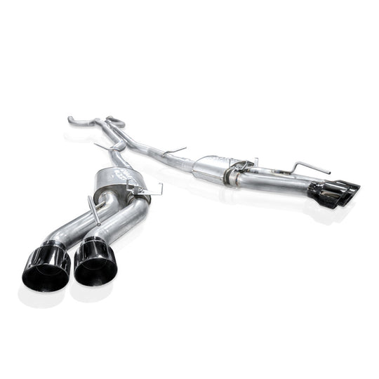 Stainless Works 22-25 Cadillac CT5-V Blackwing Catback Exhaust - Black Chrome Tips - CT5V22CB-BC