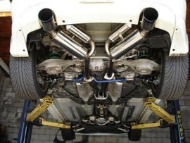 HKS 03-07 G35 Dual Hi-Power Ti Tip Catback Exhaust (SUS304 NO COATING) - 32009-BN002