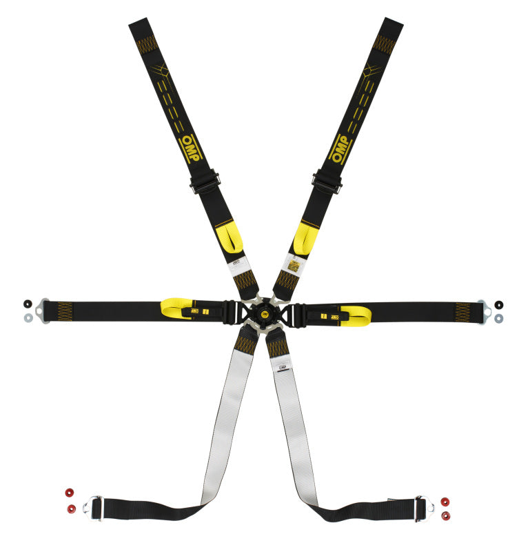 OMP Safety Harness One 2in Pull Down- Black (Fia 8853-2016) - DA0-0211-A02-071