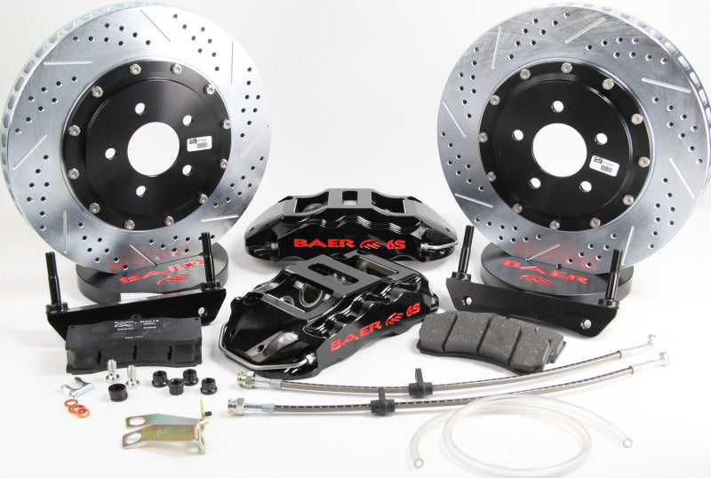 Baer Brakes 1991 GMC Syclone 14in Extreme+ Front Brake Kit-Black- - 4301524B