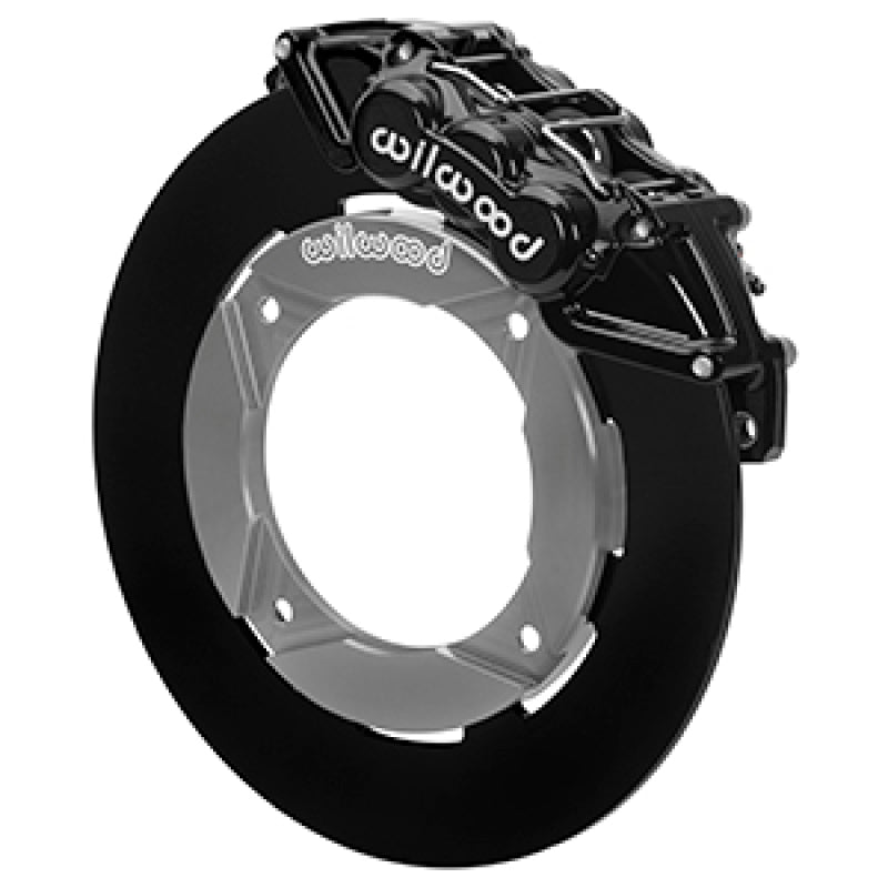 Wilwood 2019 Polaris Turbo UTV6 Front Kit 11.25in - Black - 140-16630