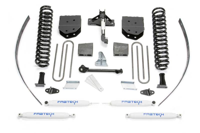 Fabtech 08-16 Ford F250 4WD w/o Factory Overload 8in Basic Sys w/Perf Shks - K2121