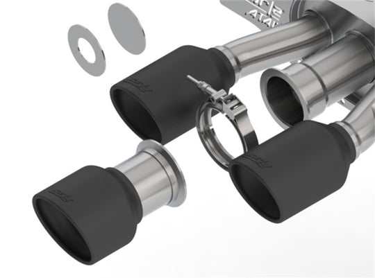 Borla 17-18 Honda Civic Type-R FK8 ATAK Cat-Back Exhaust w/ Ceramic Black Tips - 140738CB