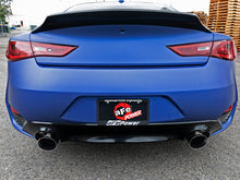 Load image into Gallery viewer, aFe POWER Takeda 2.5in 304 SS Axle-Back Exhaust w/ Black Tips 17-19 Infiniti Q60 V6-3.0L (tt) - 49-36133NM-B