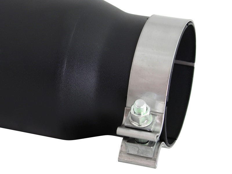 aFe Diesel Exhaust Tip Bolt On Black 4in Inlet x 5in Outlet x 15in - 49T40501-B15
